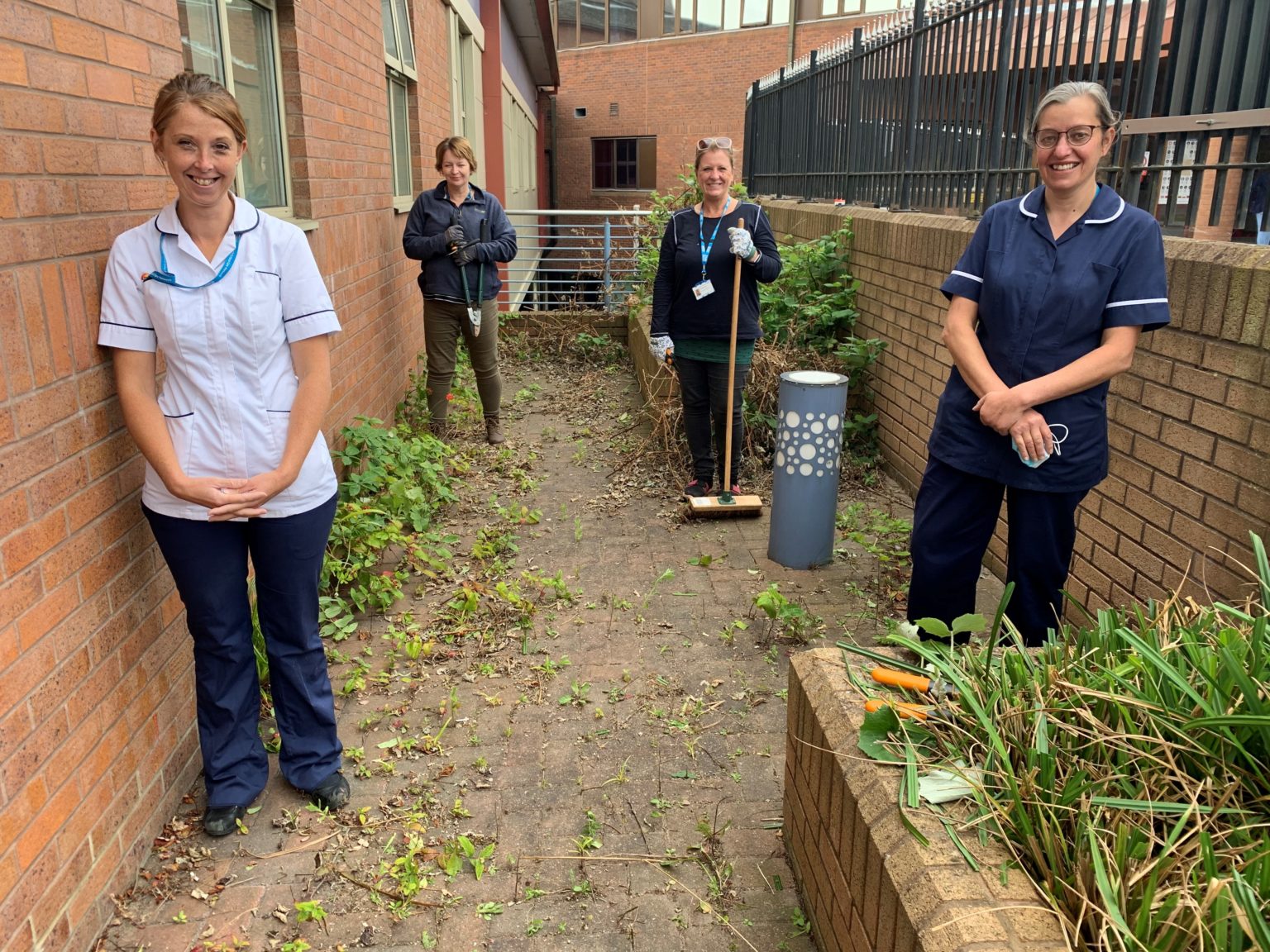 Work Begins To Transform A Hospital Garden To Aid Patients’ Recovery