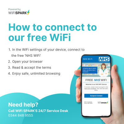 Wi-Fi, television, radio and telephones - United Lincolnshire Hospitals