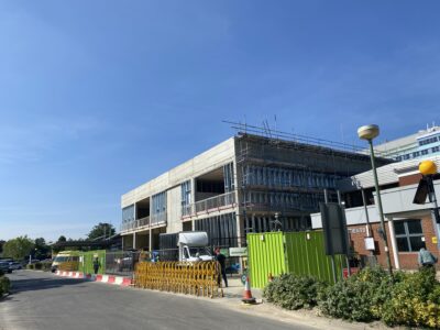Construction of the new Emergency Department