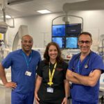 Consultant Cardiologist Dinal Taleyratne, Lead Resuscitation Practitioner Monique Loveday and Consultant Cardiologist David O’Brien at the Lincolnshire Heart Centre.