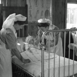 a patient receiving care at Grantham and District Hospital